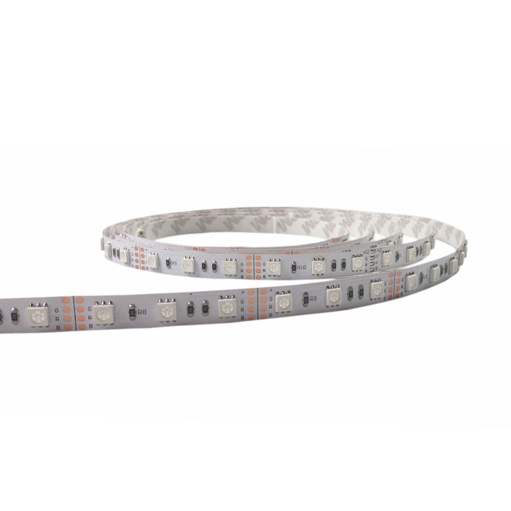 Bande lumineuse LED RVB 10 mm pour éclairage architectural et décoratif (30 LED/m, SMD5050)